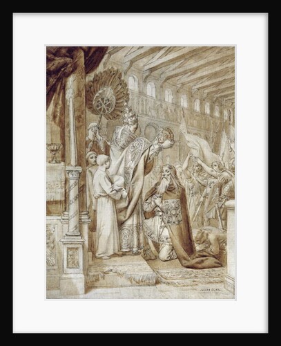 Coronation of Charlemagne by Joseph Paul Blanc