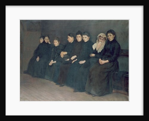 Waiting in the Clinic, 1888 by Charles Perrandeau