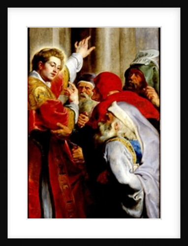 St. Stephen Preaching by Peter Paul Rubens