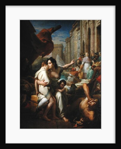 Monseigneur de Belsunce during the Plague of Marseille in 1720, c.1825 by Francois Pascal Simon Baron Gerard