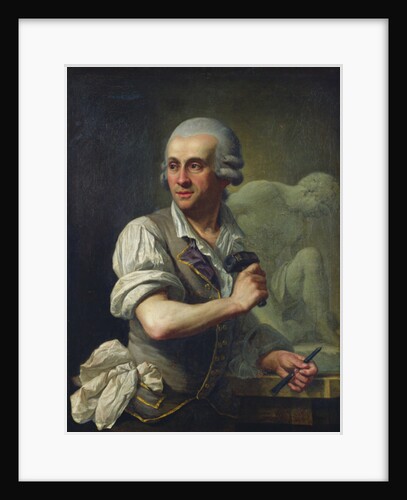 Portrait of Pierre Julien at Work, c.1770 by French School