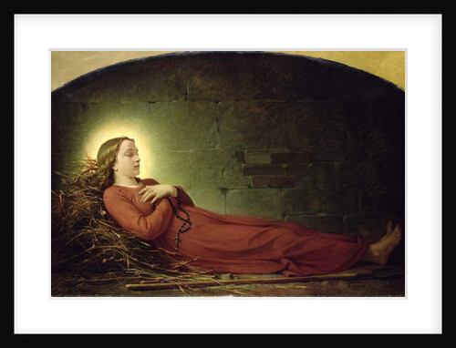 The Death of Germaine Cousin the Virgin of Pibrac, c.1863 by Alexandre Grellet