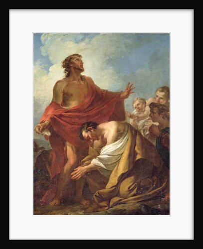 St. John the Baptist Baptising the Jews in the Desert, 1743 by Jean Baptiste Marie Pierre