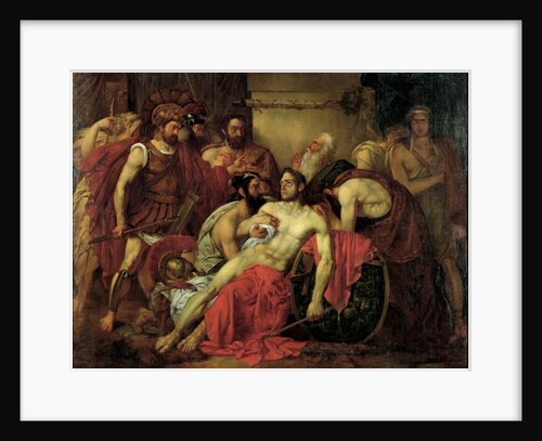 The Death of Epaminondas by Louis Gallait