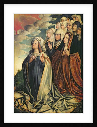 Mary the Mediator with Joanna the Mad and her entourage, right hand panel from an altarpiece by Colijn de Coter