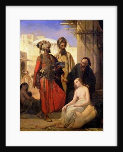 A Slave Market in Asia Minor by Louis Devedeux