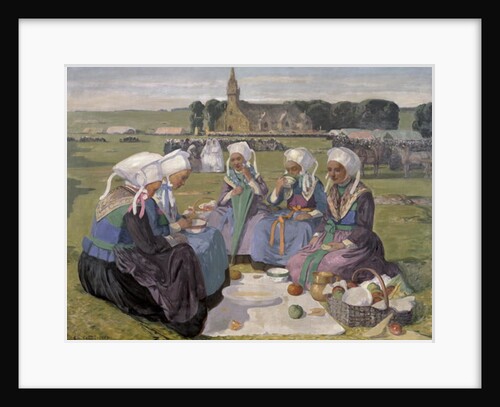 Women of Plougastel at the Pardon of Notre-Dame de la Palud, 1903 by Charles Cottet