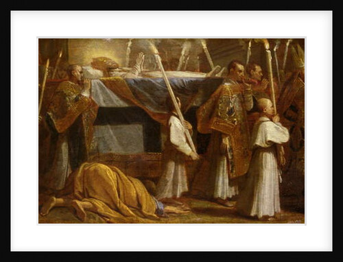 Funeral Procession of a Bishop by Andrea Sacchi