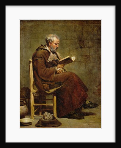 A Seated Old Man Reading, before 1797 by Jacques Henri Sablet