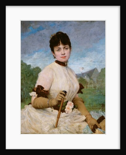 Madame Marie Toulmouche, 1884 by Jules Elie Delaunay