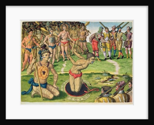 Consulting a Sorcerer by Jacques Le Moyne