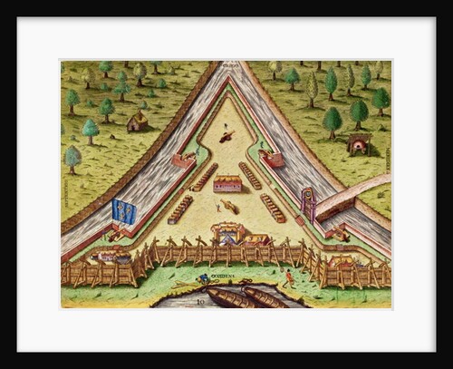 Fort Caroline by Jacques Le Moyne