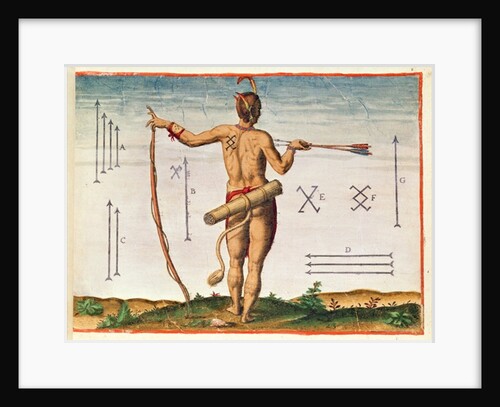 Distinctive Markings of a Warrior of Virginia by John White