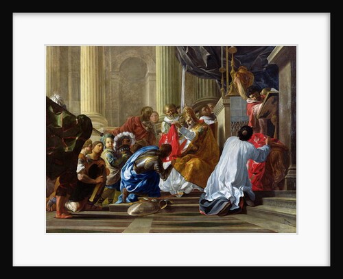 Raymond IV de Saint-Gilles Taking the Cross, 1706 by Antoine Rivalz