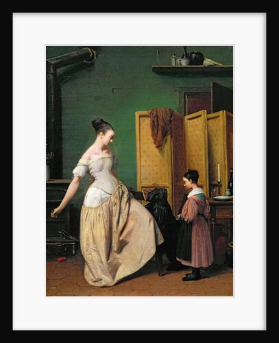 Woman at her Toilet, 1835 by Ferdinand Wachsmuth