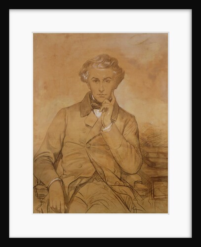 Portrait of Henri Reber by Eugene Emmanuel Amaury-Duval