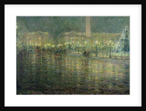 Place de la Concorde, c.1909 by Henri Eugene Augustin Le Sidaner
