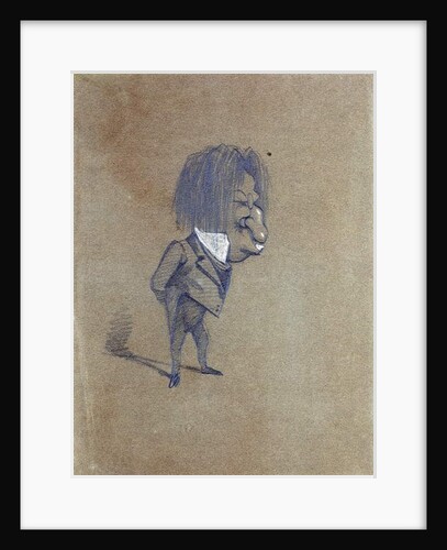 Caricature of Jules Husson 'Champfleury', 1858 by Claude Monet