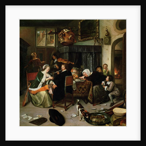 The Dissolute Household, 1668 by Jan Havicksz. Steen