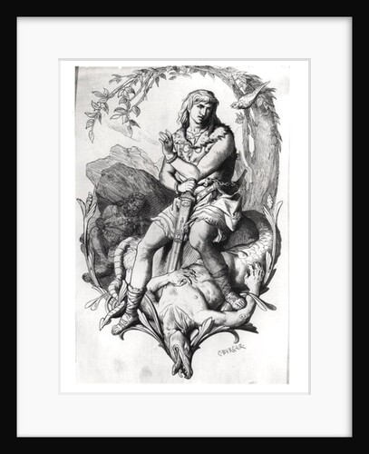 Siegfried and the Dragon with the Magic Bird by C. Burger