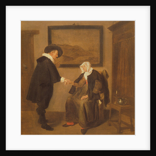 The Consultation, c.1655 by Quiringh Gerritsz. van Brekelenkam