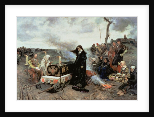 Joanna the Mad Accompanying the Coffin of Philip the Handsome to the Cartuja de Miraflores in Granada, 1877 by Francisco Pradilla y Ortiz