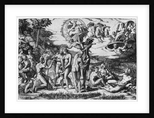 The Judgement of Paris by Marcantonio Raimondi