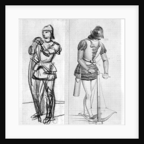 Archer and crossbowman during the reign of Louis XI by French School