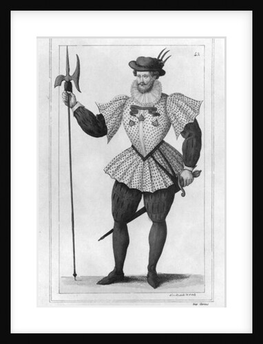 Guard of the provostship of Paris during the reign of Henri III by Alexandre Massard