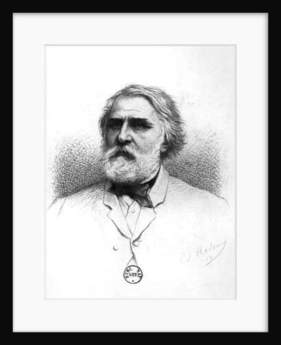Portrait of Ivan Turgenev by Pierre Edmond Alexandre Hedouin