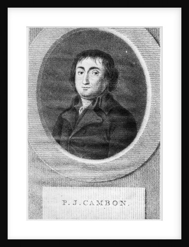 Portrait of Pierre Joseph Cambon by Lambertus Antonius Claessens