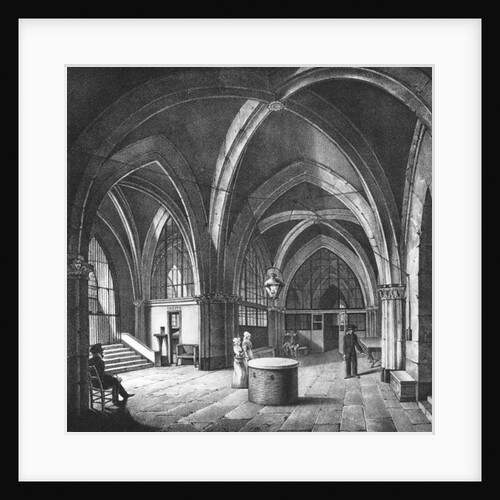 Interior view of the entrance room at the Conciergerie Prison by Collard