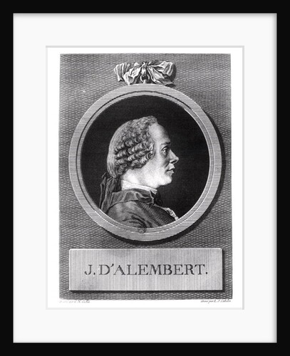 Jean le Rond d'Alembert by Charles Nicolas II Cochin