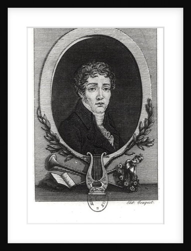 Portrait of Sebastian-Roch Nicolas known as Nicolas de Chamfort by French School