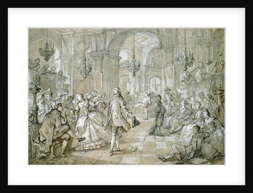 A Masquerade Ball by Charles Joseph Natoire