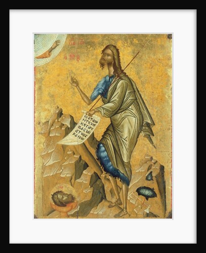 St. John the Baptist, c.1500 by School Cretan