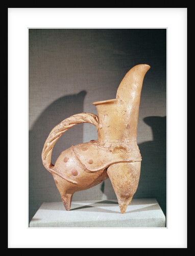 White pottery 'kuei' tripod jug by School Chinese