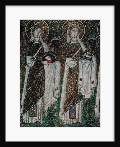 Procession of Virgin Martyrs, 527-99 by Byzantine School