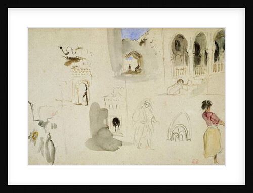 The Kasbah, Tangier by Ferdinand Victor Eugene Delacroix