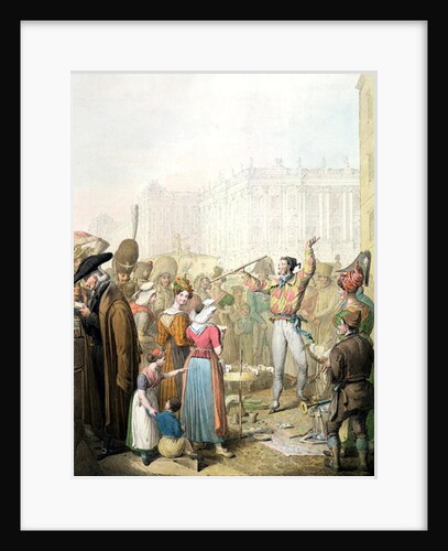 The Quai d'Ecole, Paris, 1831 by Georg Emanuel Opitz