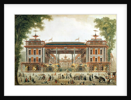 The Chinese Baths in Paris, established by Lenoir by French School