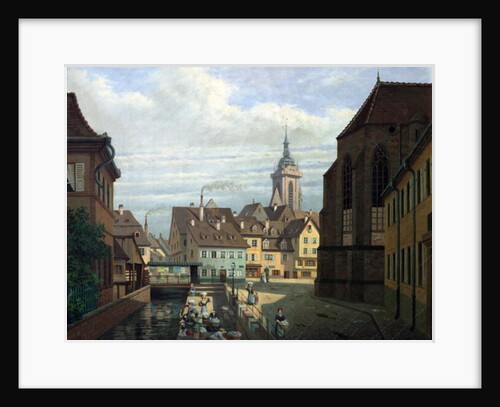 Dominicans Square, Colmar, 1876 by Michel Hertrich
