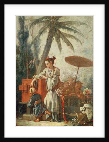 Chinese Curiosity, study for a tapestry cartoon, c.1742 by Francois Boucher