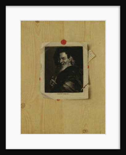 Trompe l'Oeil, Democritus by Gaspard or Gabriel Gresely