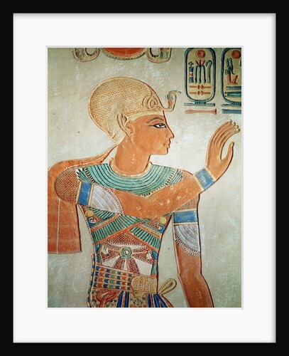 Portrait of Ramesses III from the Tomb of Amen-Her-Khepshef, New Kingdom by Egyptian 19th Dynasty