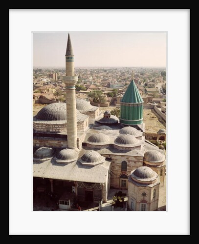 Aerial view of the Mevlana Tekke Konya, Turkey by Anonymous