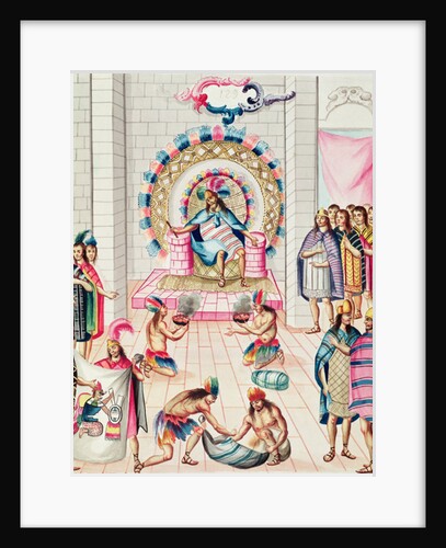 Tome 3 fol.129, Offerings to the King by Diego Garcia Panes y Avellan