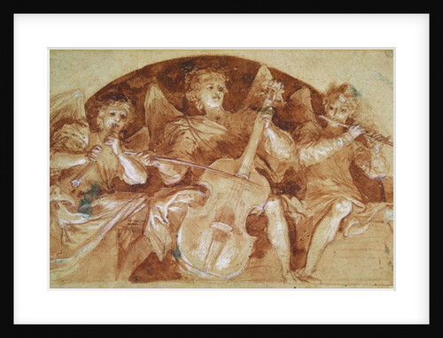 Three Angel Musicians by Baldassare Franceschini
