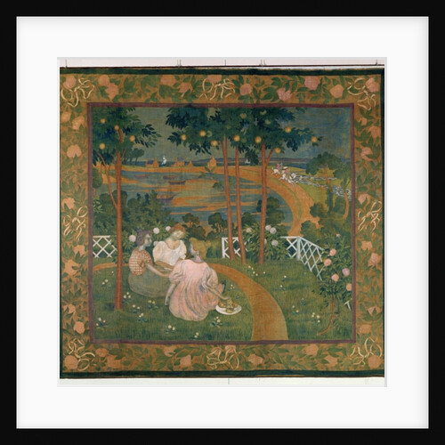 Three Young Princesses or, In the Bois d'Amour, design for a tapesty, c.1898 by Maurice Denis