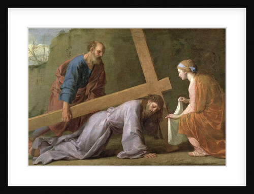 Jesus carrying his cross, c.1651 by Eustache Le Sueur